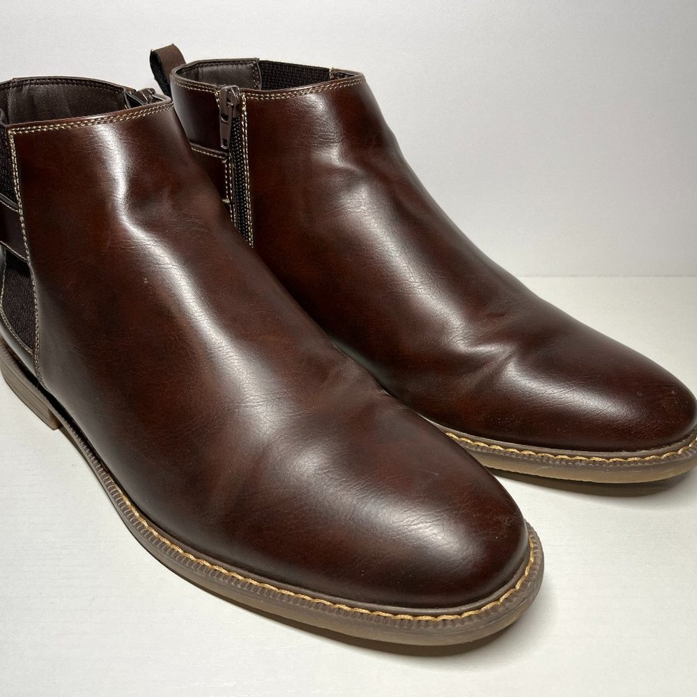 Arizona Jean's Co. Men's Size 10.5 Holland Chelsea Boots Brown Pre-owned